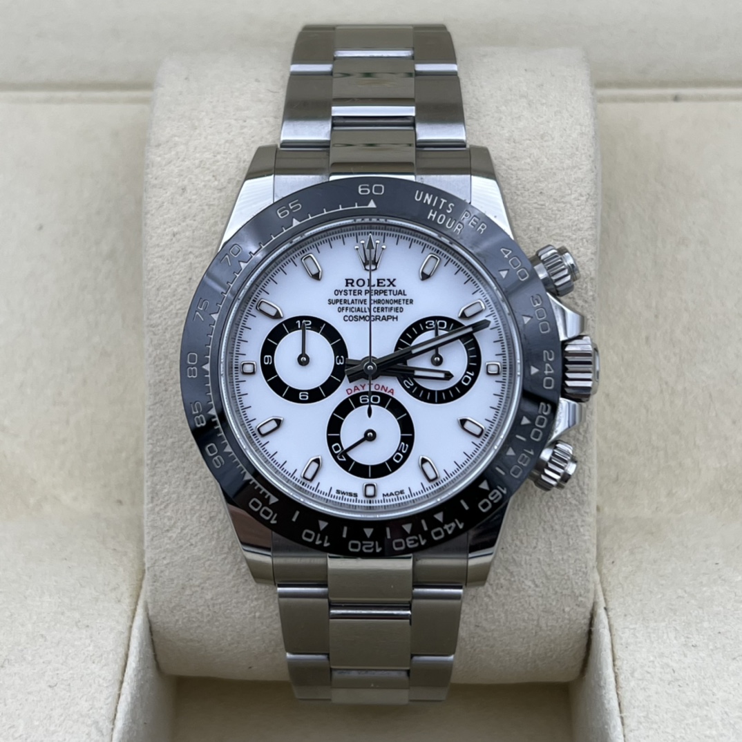 劳力士宇宙计型迪通拿116500LN熊猫迪机械表