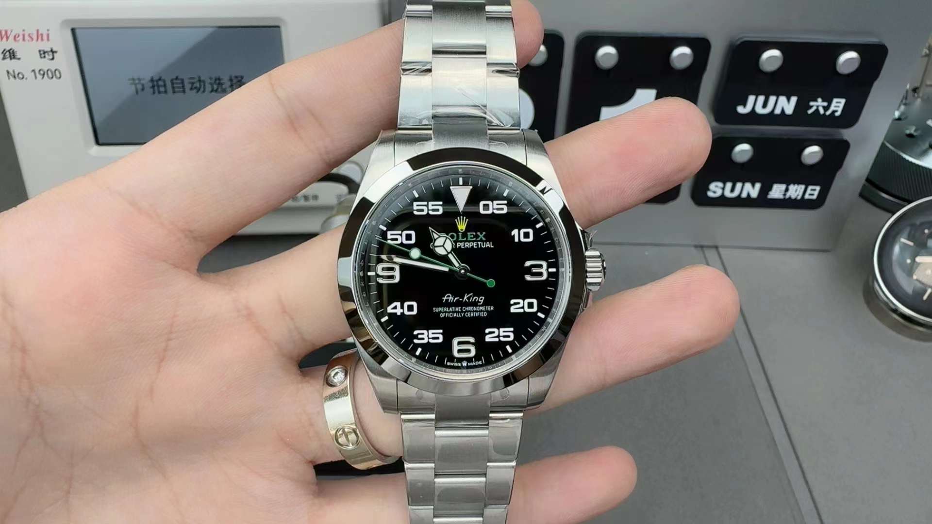 劳力士空中霸王型系列m116900-0001男士自动机械腕表